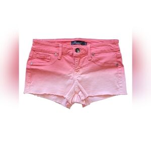 Level 99 Midrise Shorts Salmon Ombre Size 25